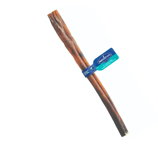 Barkworthies 12-inch Barkworthies Odor Free Bully Stick for dogs