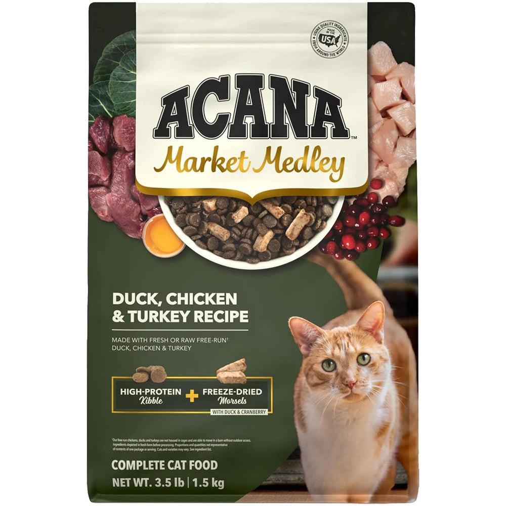 ACANA Market Medley Duck, Chicken & Turkey Recipe 3.5 lb bag