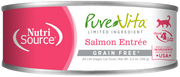 Pure Vita Salmon Grain-Free Canned Cat Food 5.5oz