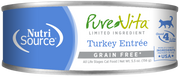 Pure Vita Turkey & Turkey Liver Grain-Free Canned Cat Food 5.5oz