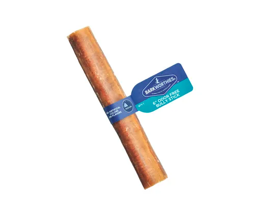Barkworthies 6-inch Odor Free Bully Stick for dogs