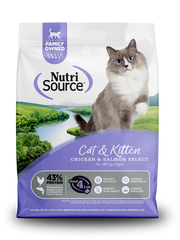 NutriSource Kitten Chicken & Salmon Grain-Free Dry Cat Food