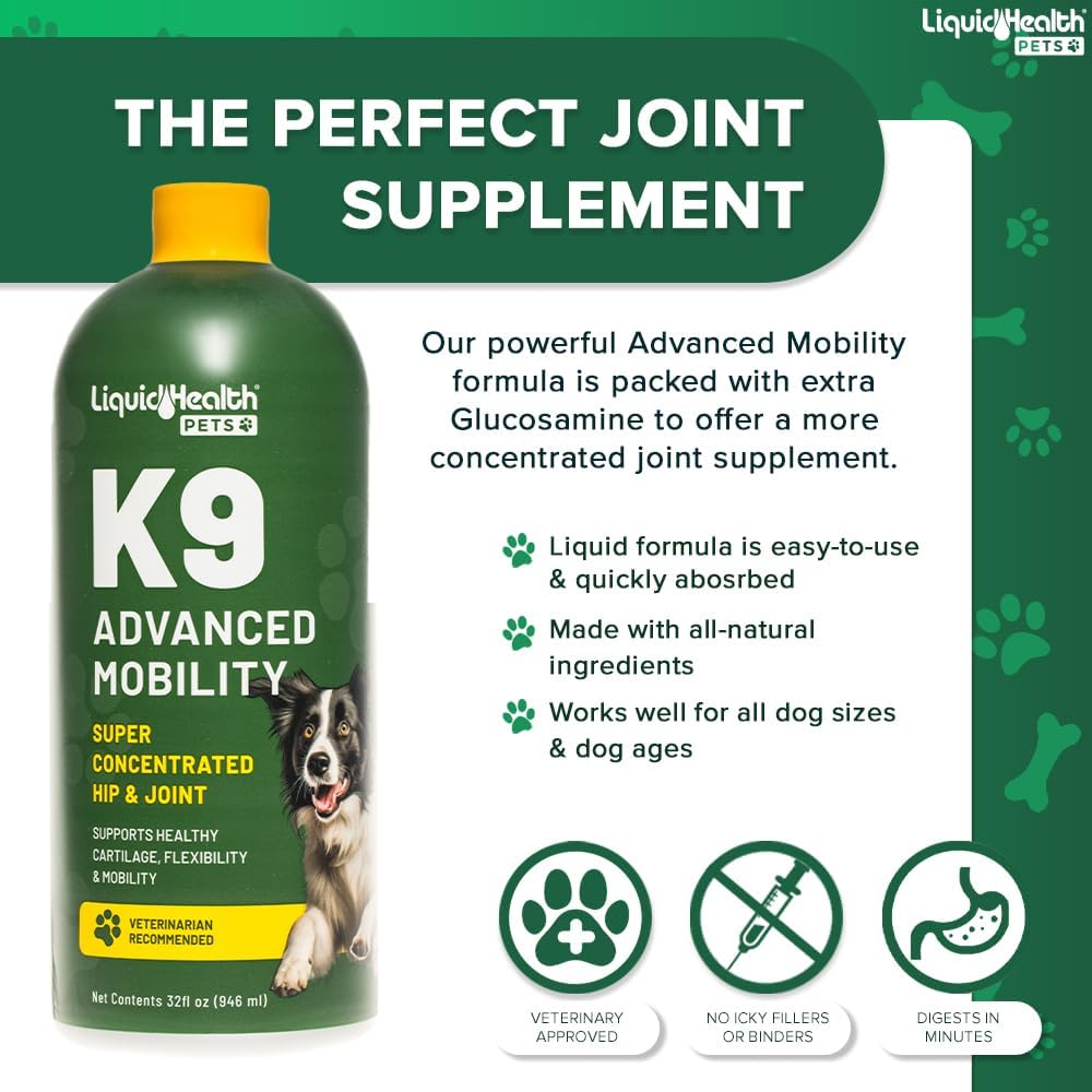 Level 5000 Liquid Health K9 Advanced Mobility for Large Dogs