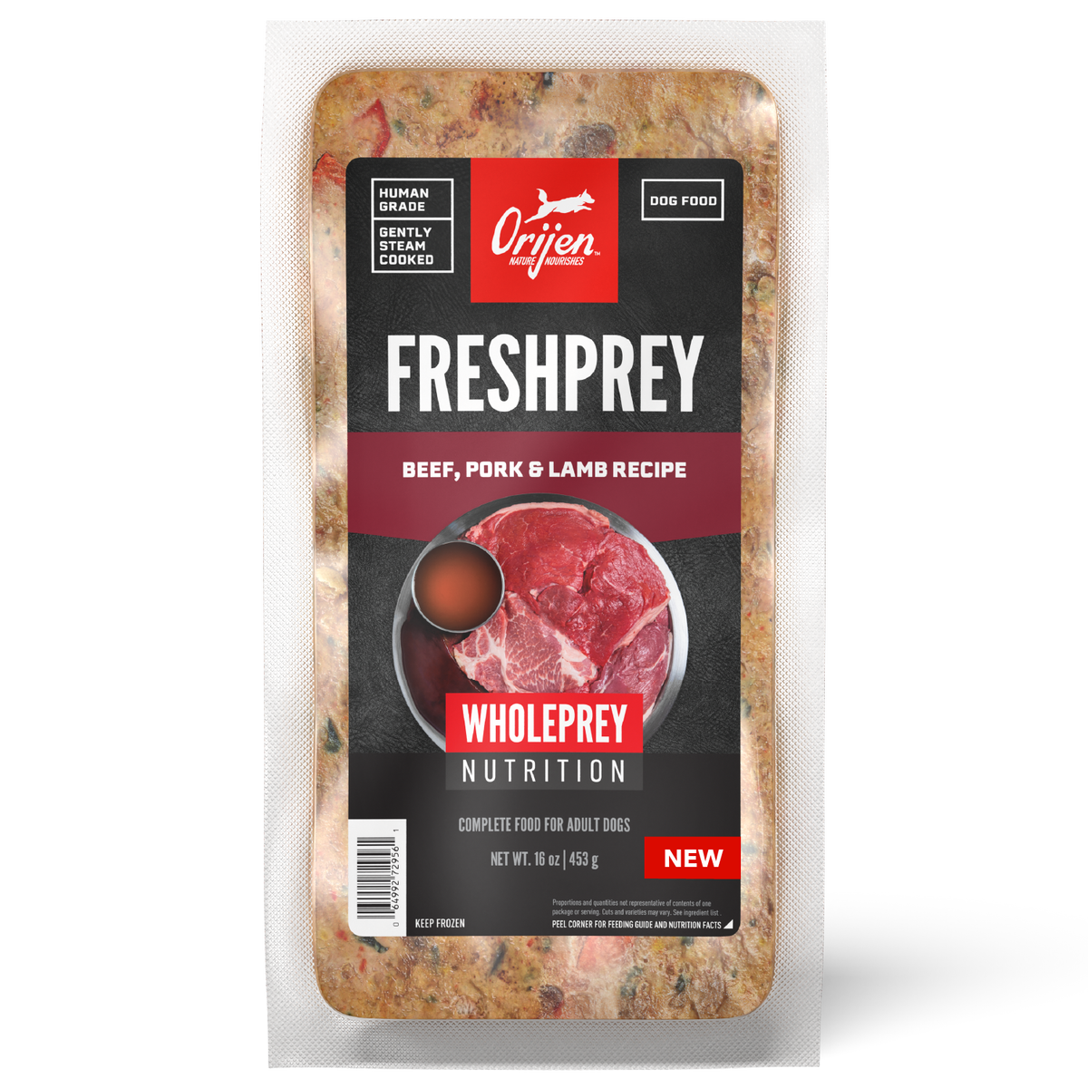 ORIJEN FreshPrey Beef, Pork & Lamb Recipe 16oz