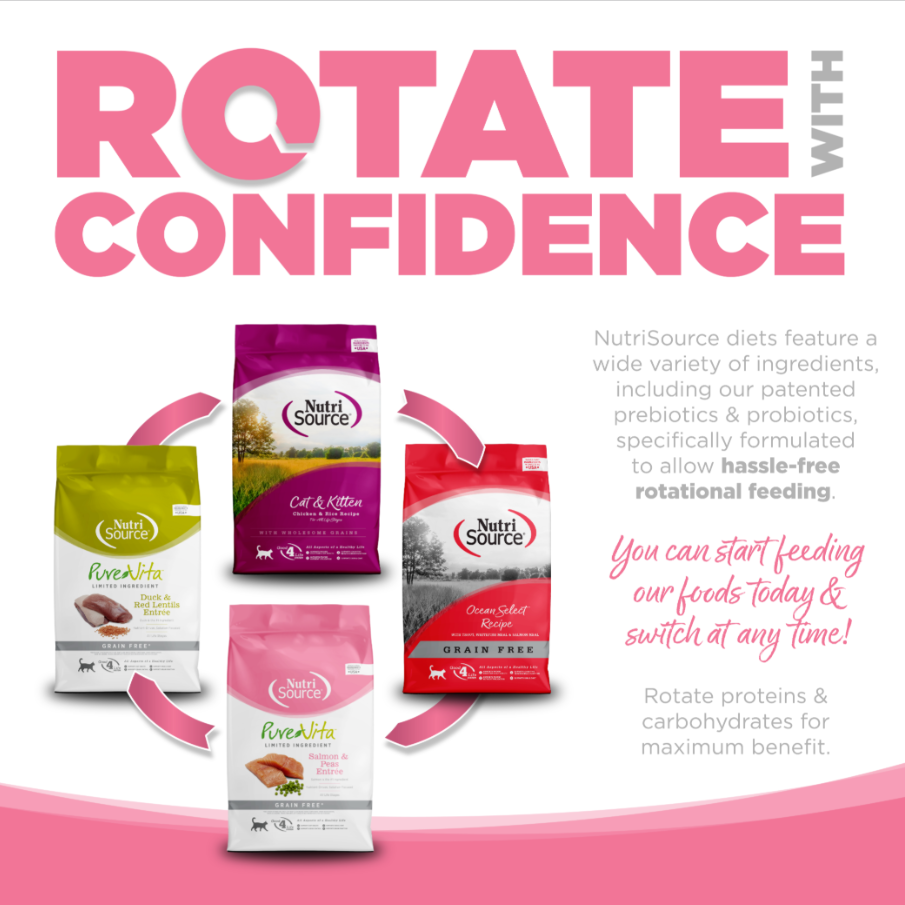 Pure Vita Salmon & Peas Grain-Free Dry Cat Food 12lb