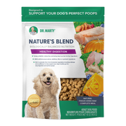 Dr. Marty Nature's Blend Healthy Digestion freeze-dried raw dog food bag, front