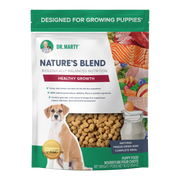 Dr. Marty Nature's Blend Healthy Growth puppy food bag, front