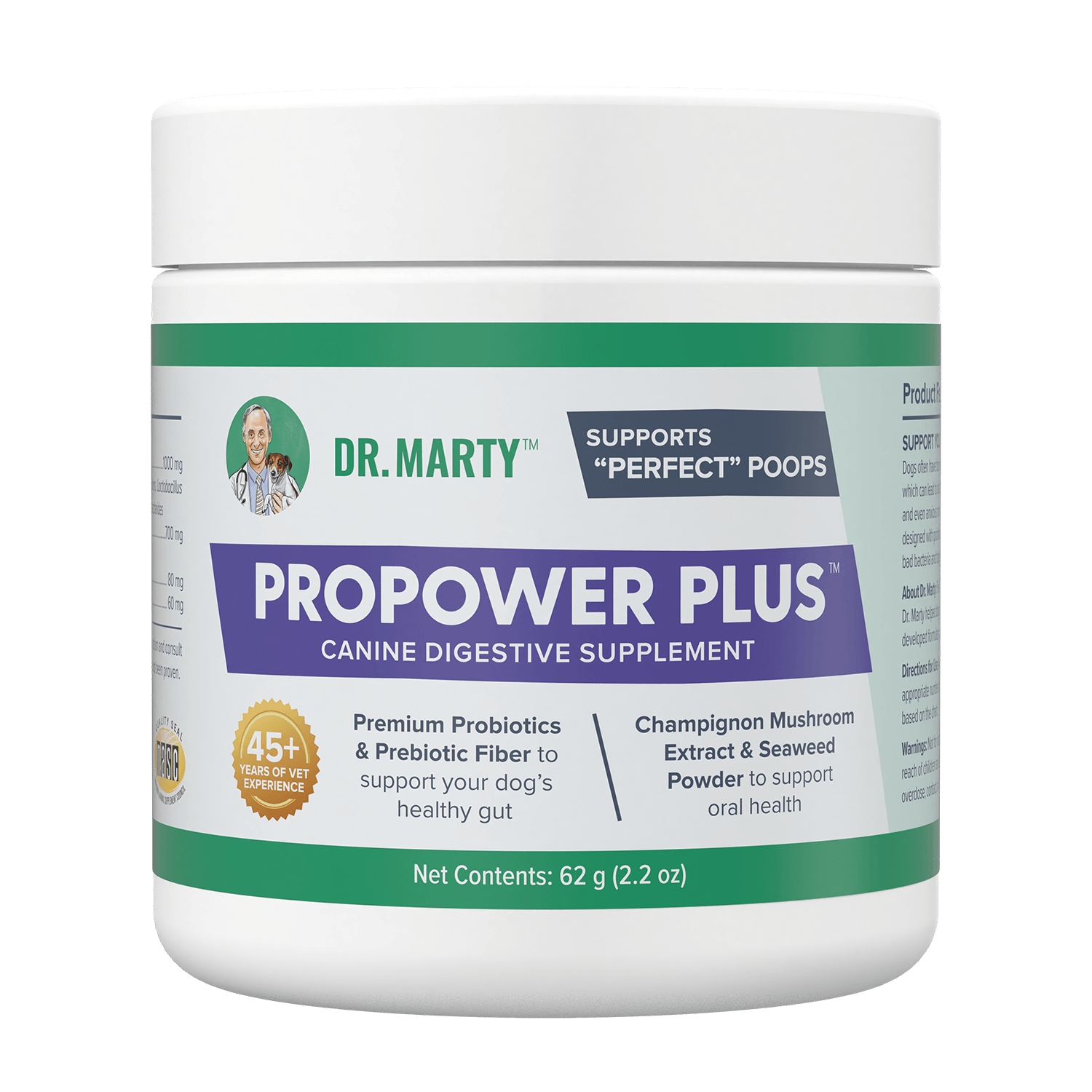 Dr. Marty ProPower Plus probiotic supplement for dogs
