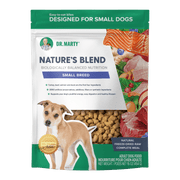 Dr. Marty Nature's Blend Small Breed freeze-dried raw dog food bag, front