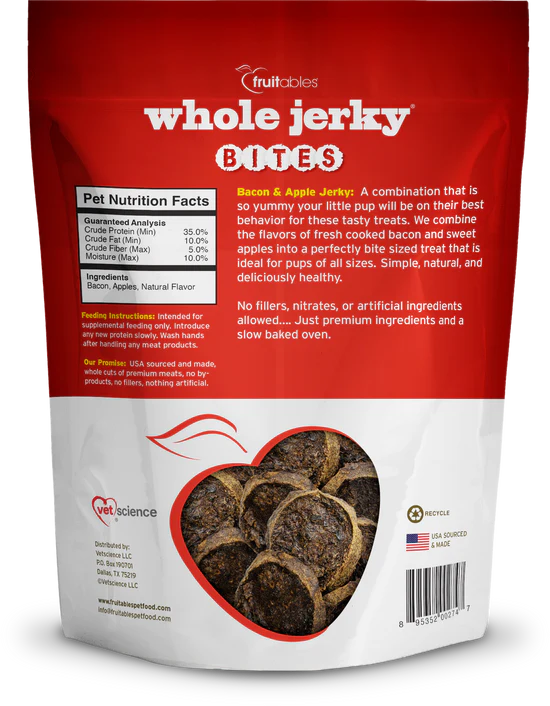 Fruitables - Whole Jerky Bacon & Apple Bites