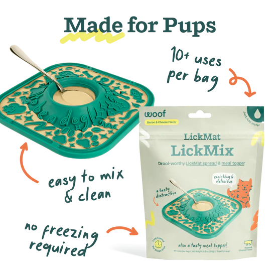 WOOF Bacon & Cheese Lick Mat Mix