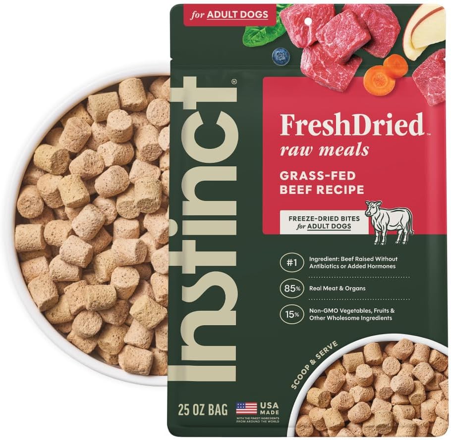 Instinct - Freeze Dried Beef for Dogs 25oz