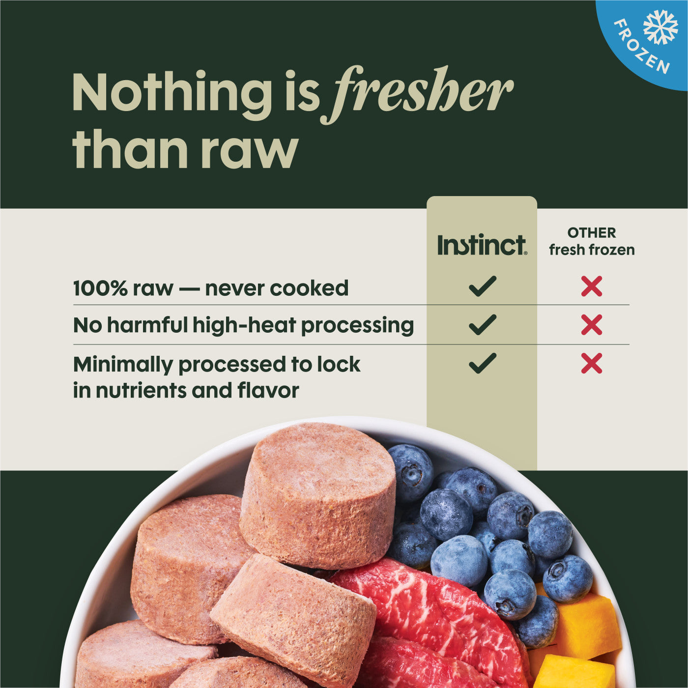 FreshRaw Medallions Grass-Fed Beef Recipe Dog Food