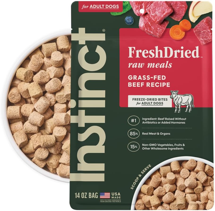 Instinct - Freeze Dried Beef for Dogs 14oz