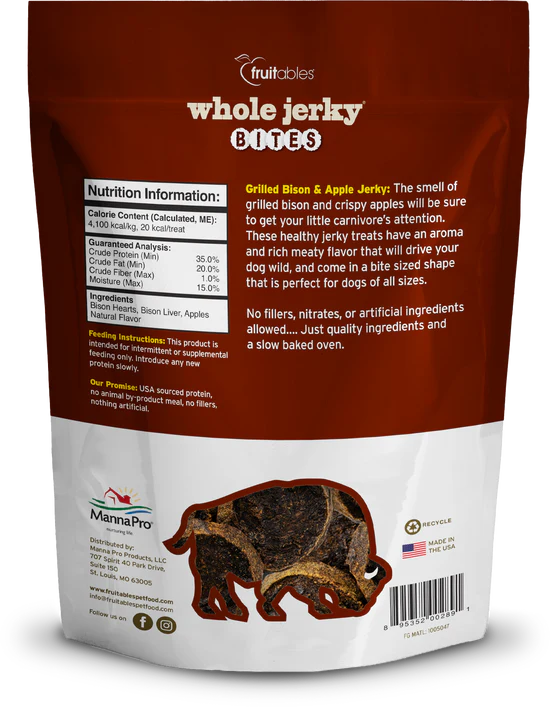 Fruitables - Whole Jerky Gilled Bison Bites