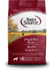NutriSource Adult Beef & Rice Dry Dog Food