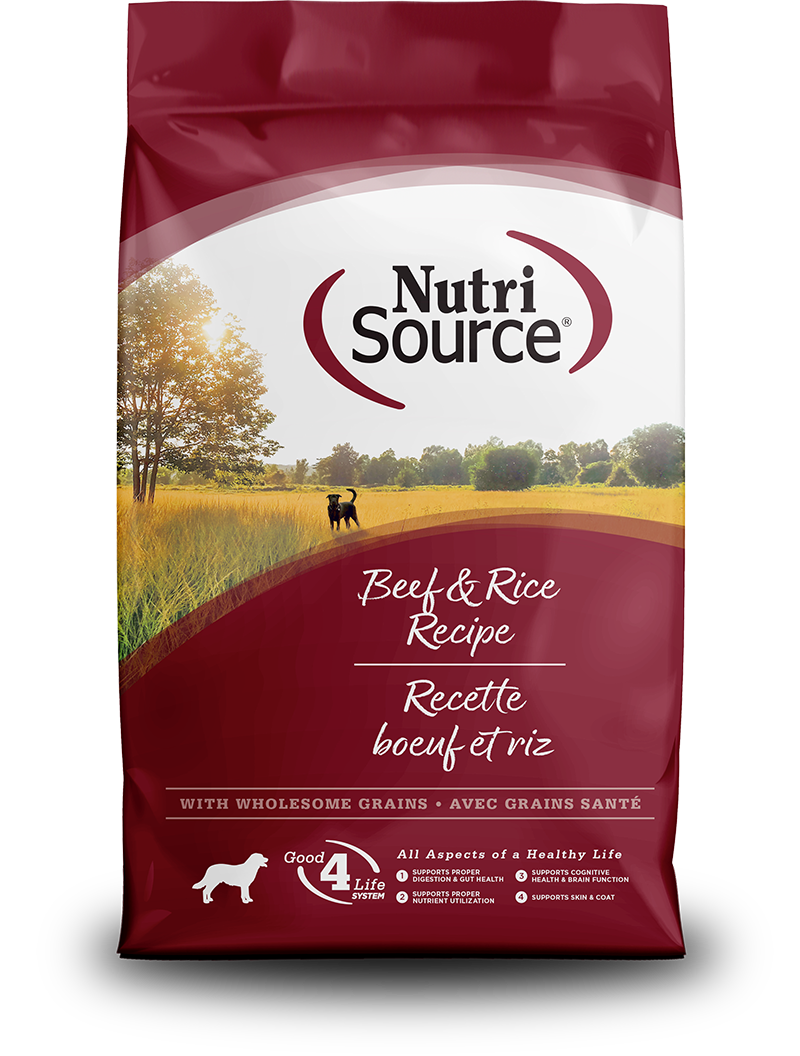 NutriSource Adult Beef & Rice Dry Dog Food