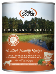NutriSource Harvest Selects Hunters Bounty Canned 13oz