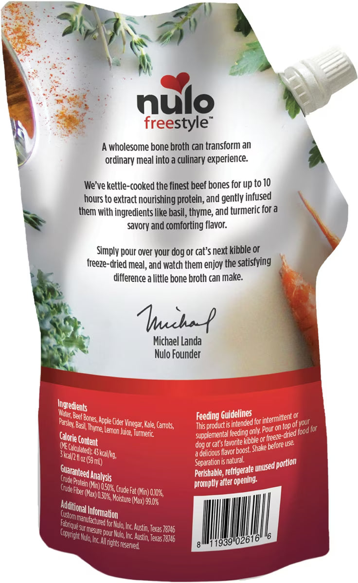 NULO Freestyle Beef Bone Broth