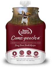 NutriSource Come-Pooch-A Beef Broth 12oz