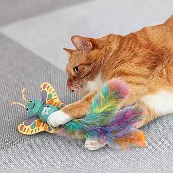 KONG Wubba Cat Toy - Butterfly