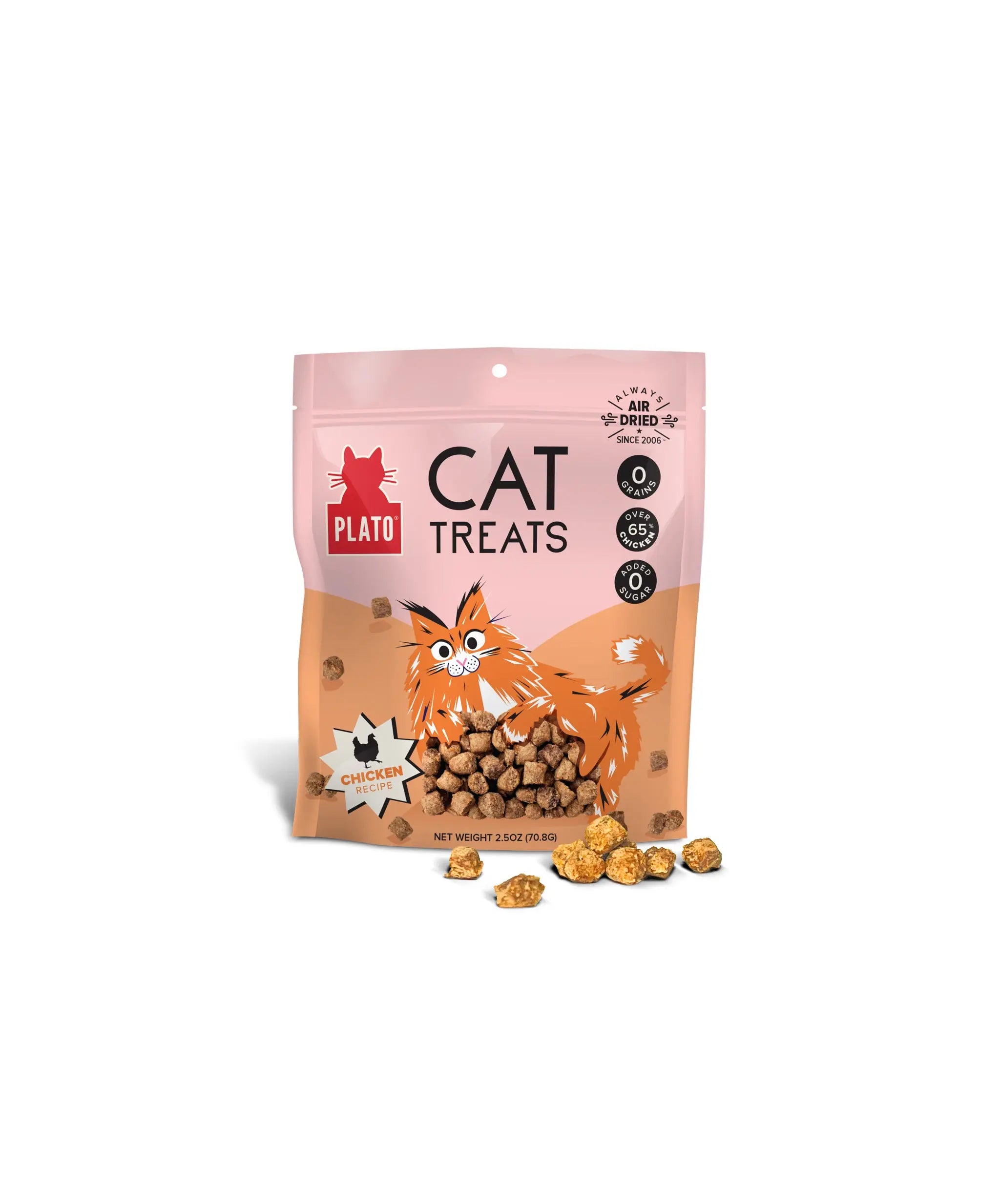 Plato Air Dried Chicken Cat Treats