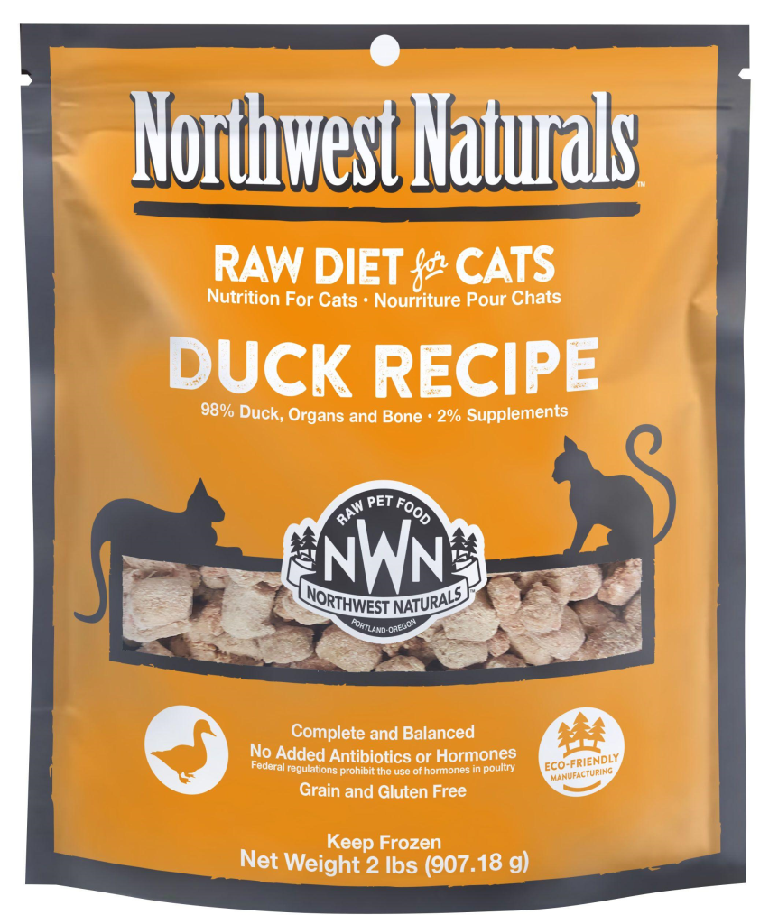 Northwest Naturals Frozen Duck for Cats