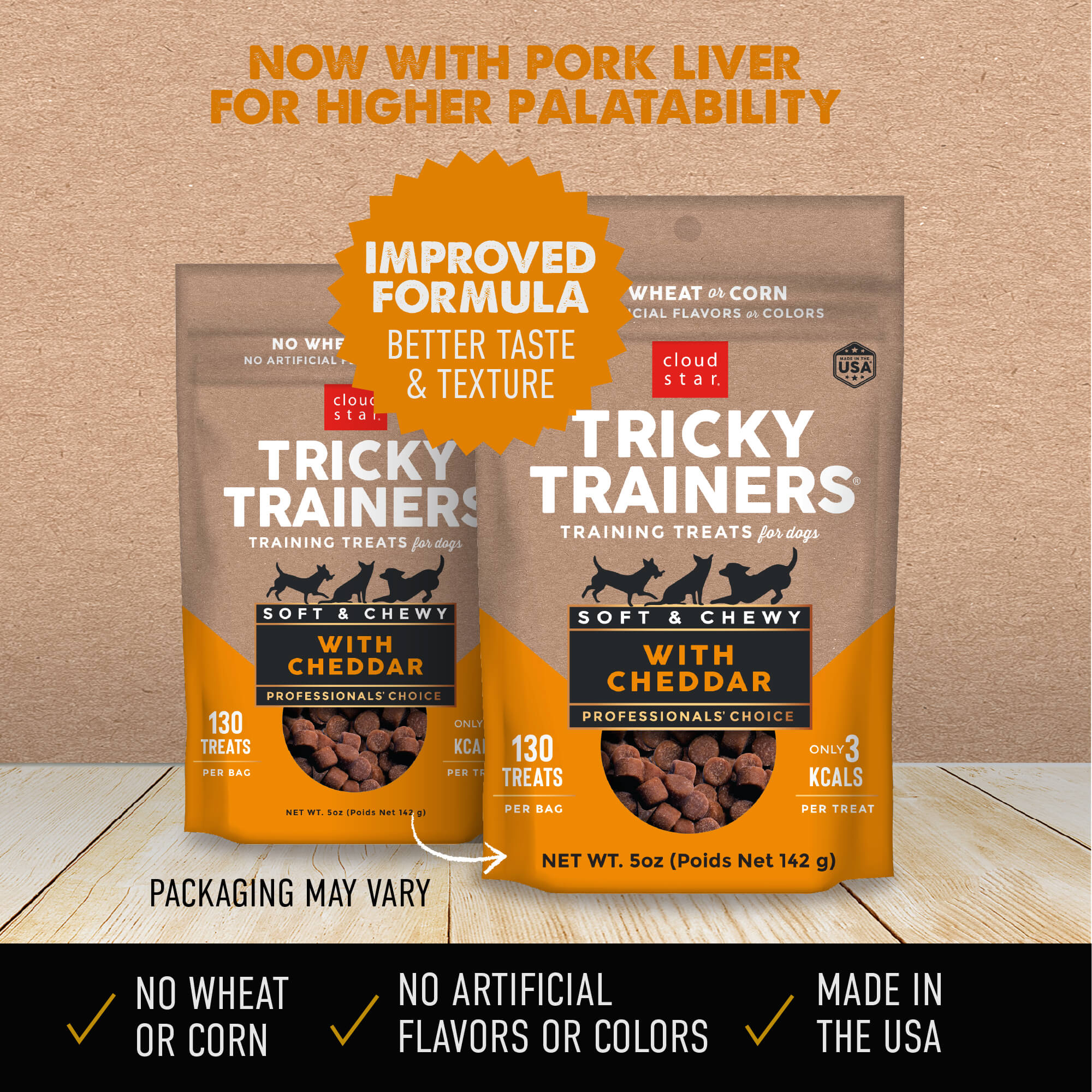 Tricky Trainer - Dog Chewy Trainer Cheddar