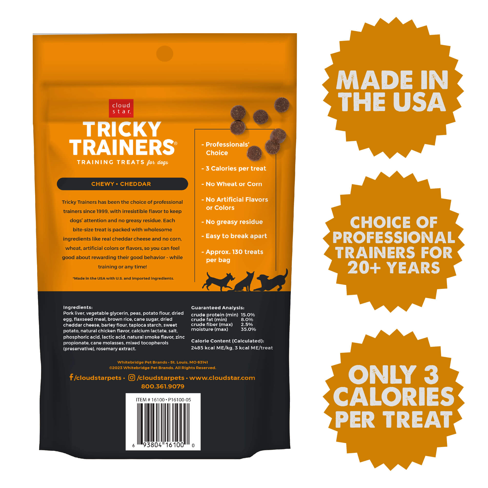 Tricky Trainer - Dog Chewy Trainer Cheddar
