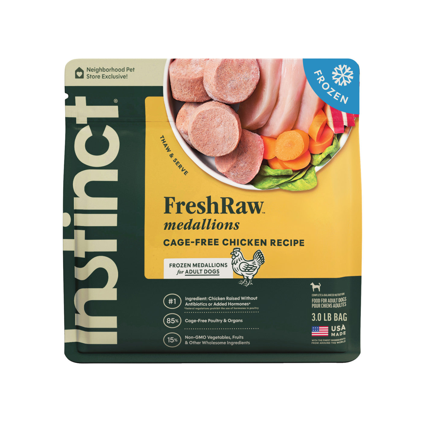 FreshRaw Medallions Cage-Free Chicken Recipe Dog Food