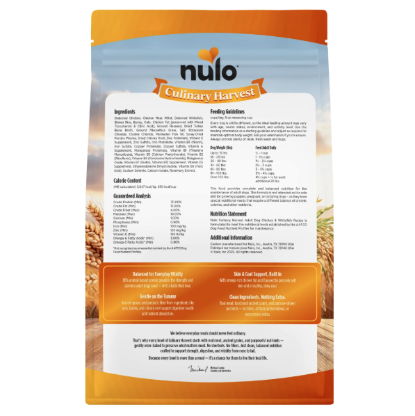 NULO Culinary Harvest - Chicken & Whitefish