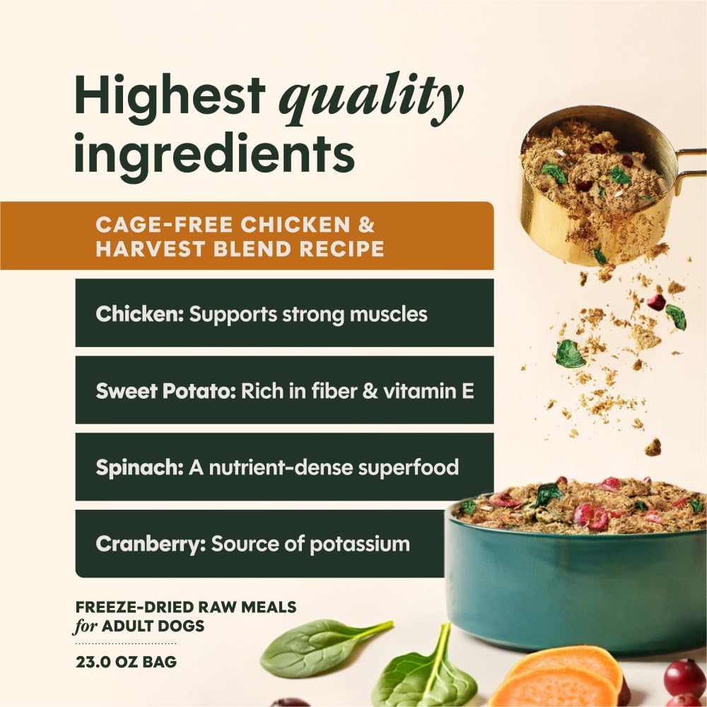 Instinct Fresh Raw Meals - Chicken & Harvest Blend 32oz