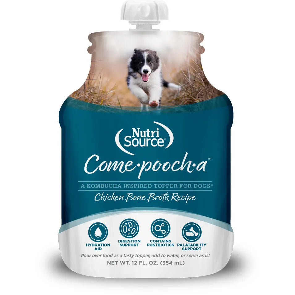 NutriSource Come-Pooch-A Chicken Broth 12oz