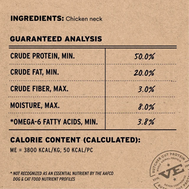 Vital Essentials Raw Bar Freeze Dried Chicken Necks