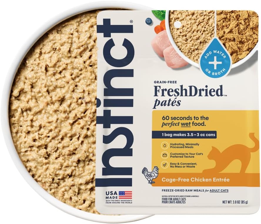 Instinct - FreshDried Pates Chicken for Cats 3oz