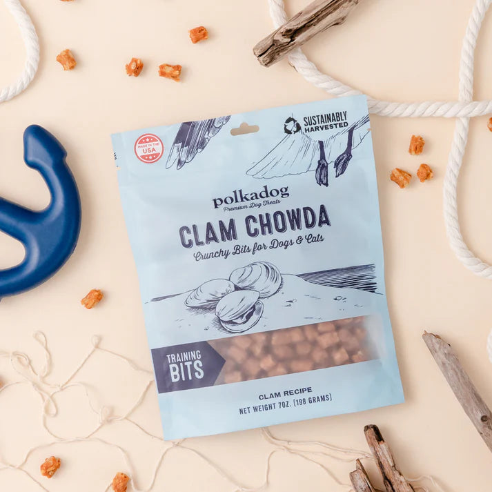 Polkadog Pouch - Clam Chowda