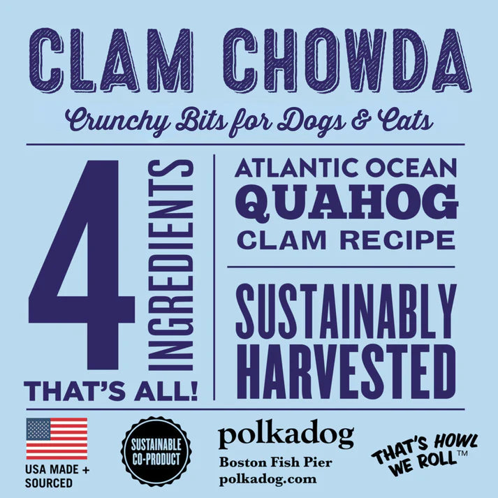 Polkadog Pouch - Clam Chowda