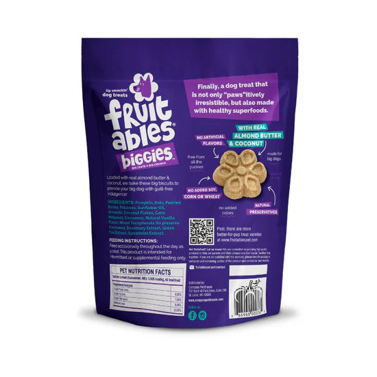 Fruitables - Biggies Almond Butter & Coconut