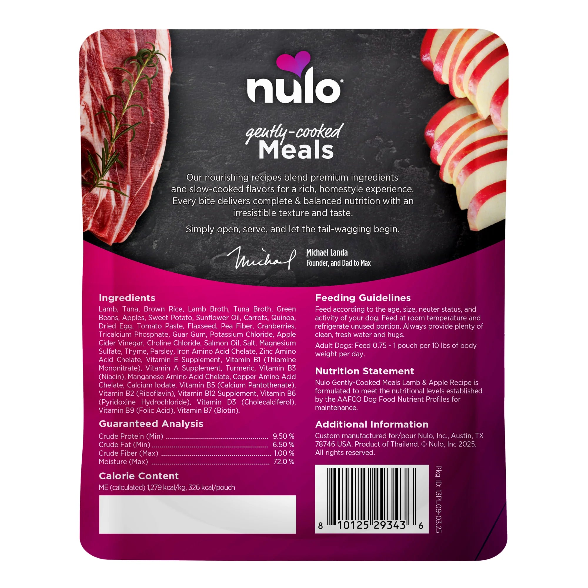NULO Gently Cooked Meals for Dogs