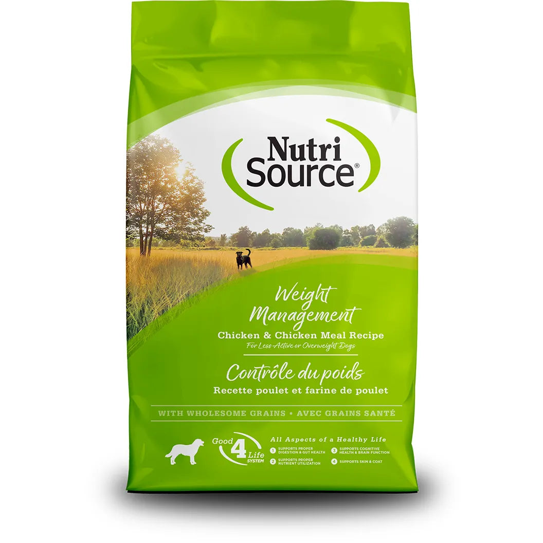 NutriSource Weight Management Chicken & Rice Dry Dog Food