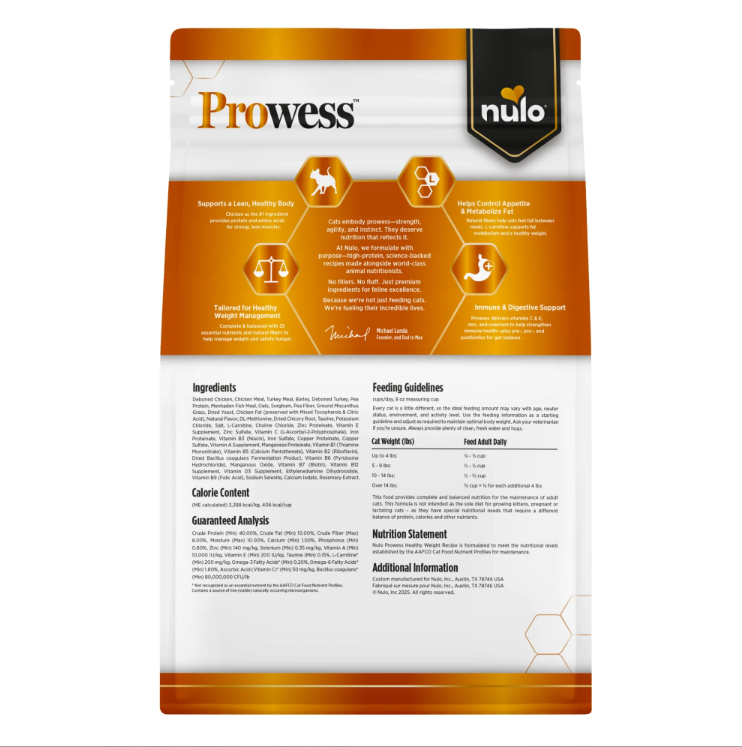 Nulo Prowess Healthy Weight Chicken Recipe for Cats