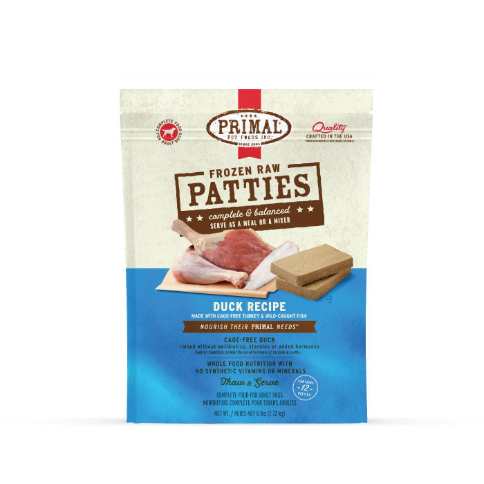 Primal Frozen Duck, Turkey and Fish Formula for Dogs
