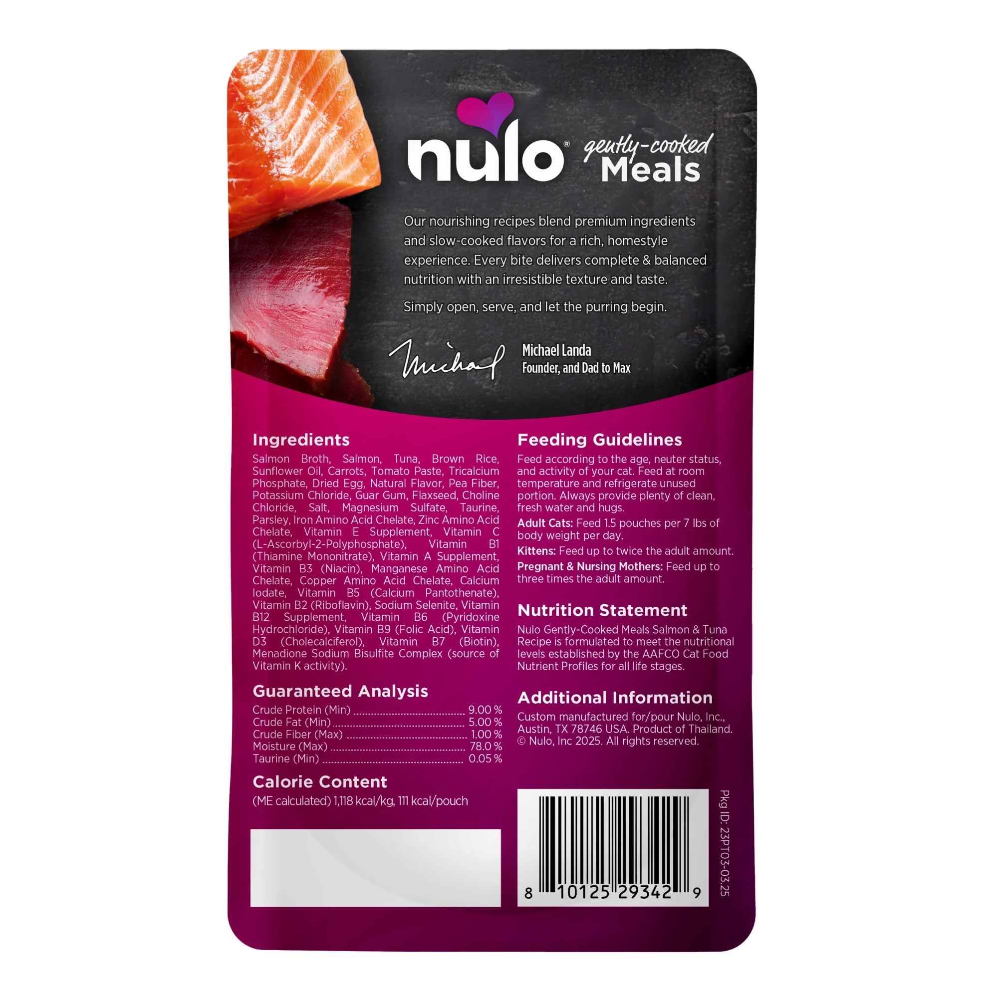 NULO Gently Cooked Meals for Cats
