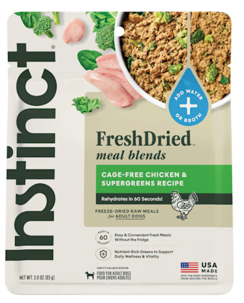 Instinct Fresh Raw Meals - Chicken & Supergreens 3oz