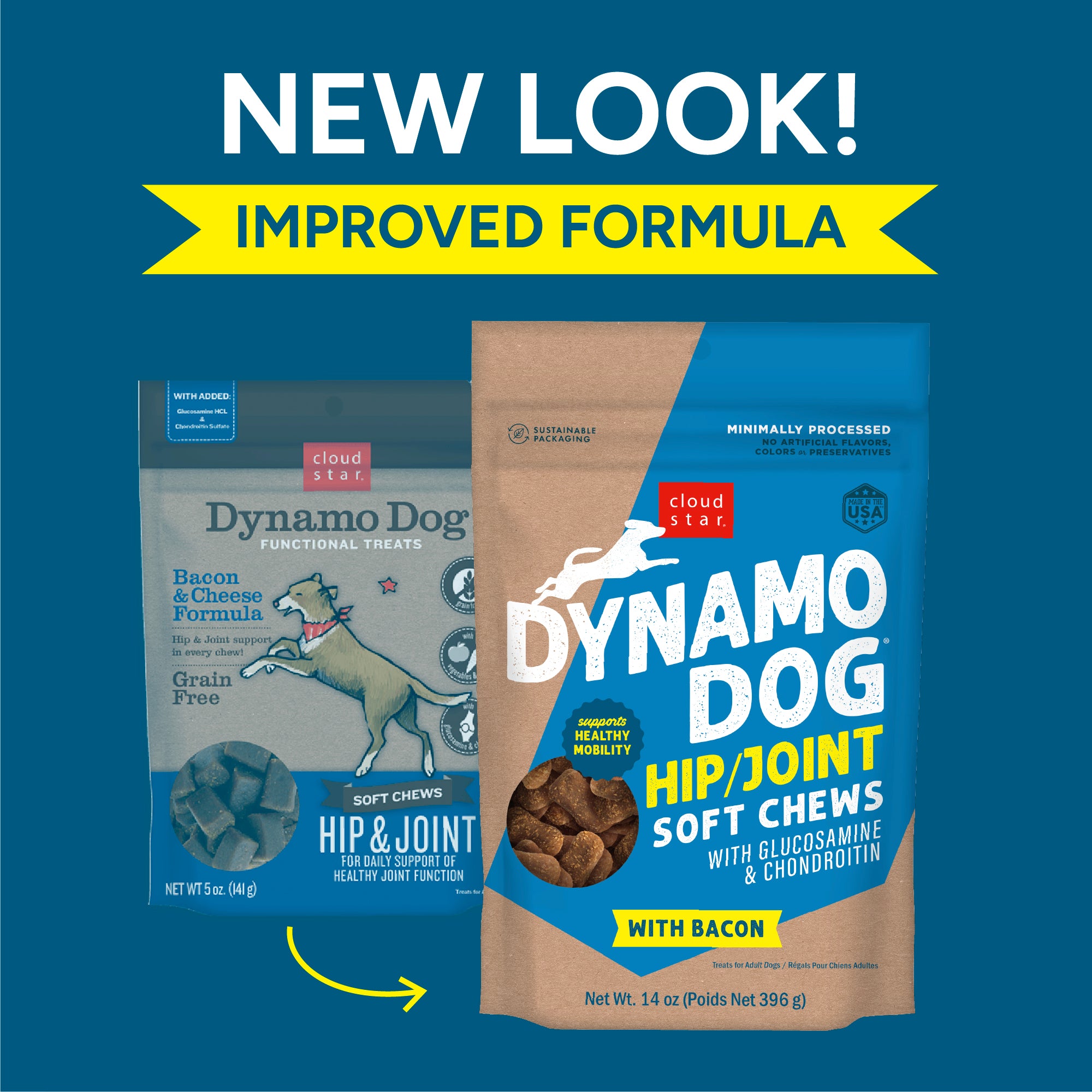 Dynamo Dog - Dog Hip & Joint Bacon & Cheese