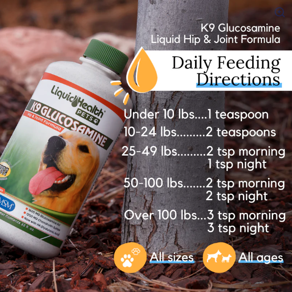 Liquid Health - K9 Glucosamine 32oz