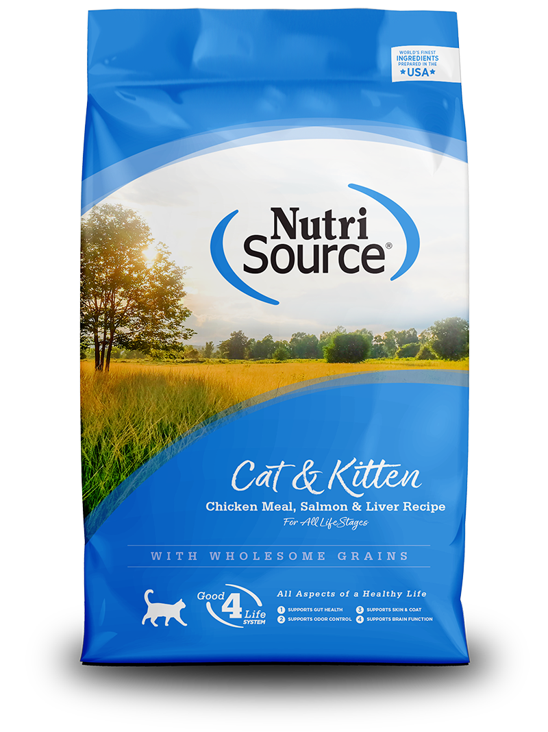 NutriSource Kitten Chicken Salmon & Liver Dry Cat Food