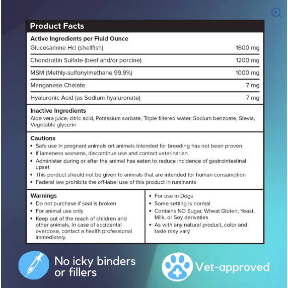 Liquid Health - K9 Glucosamine 32oz