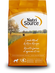 NutriSource Adult Lamb Meal & Rice Dry Dog Food 12lb