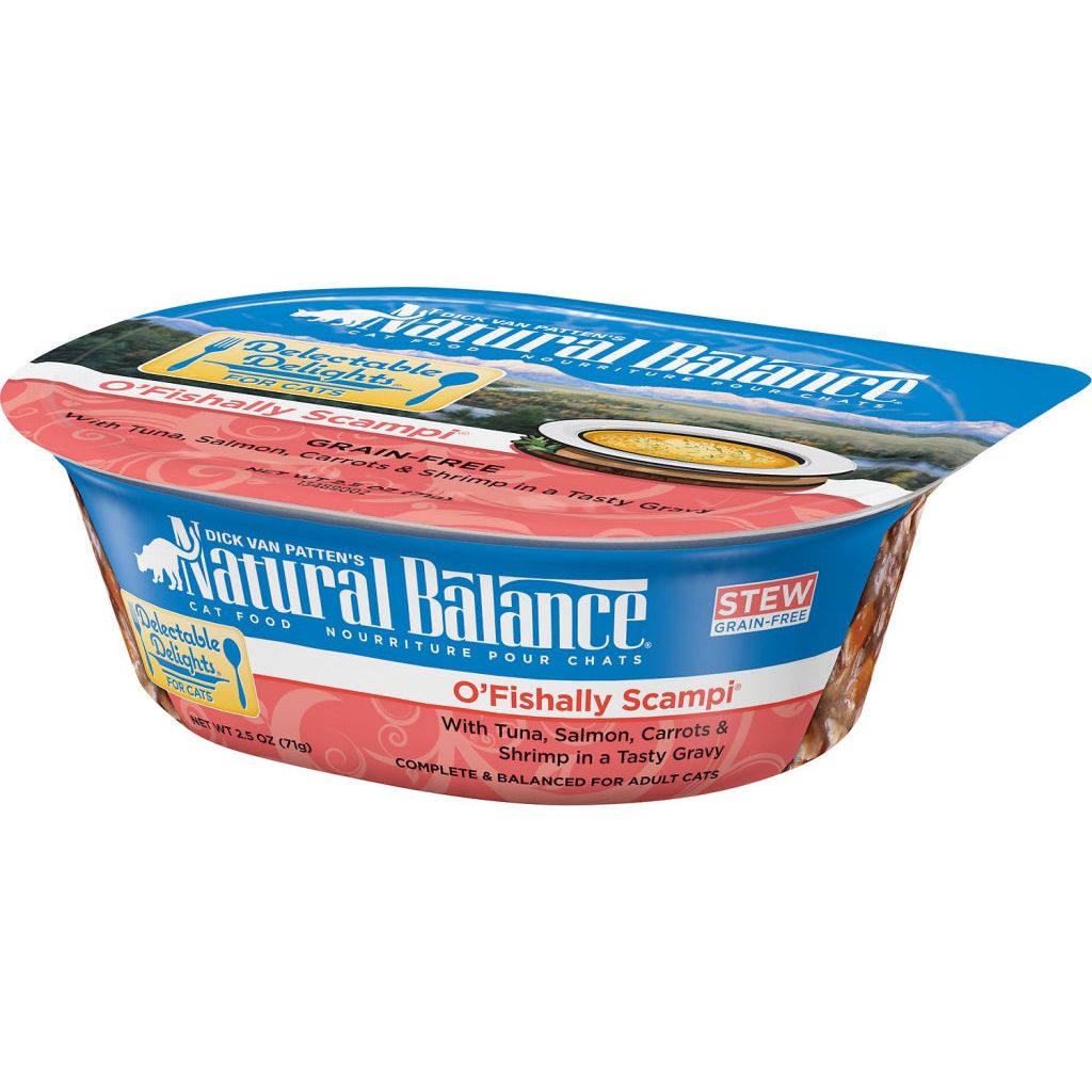 Natural Balance - Delectable Delights - Cat OFishally Scampi Container Stew